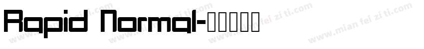 Rapid Normal字体转换